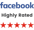 Facebook Highly Rated badge